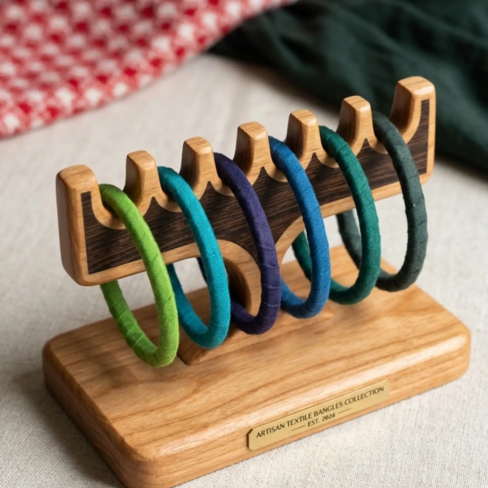 Hariyali Fabric bangles 