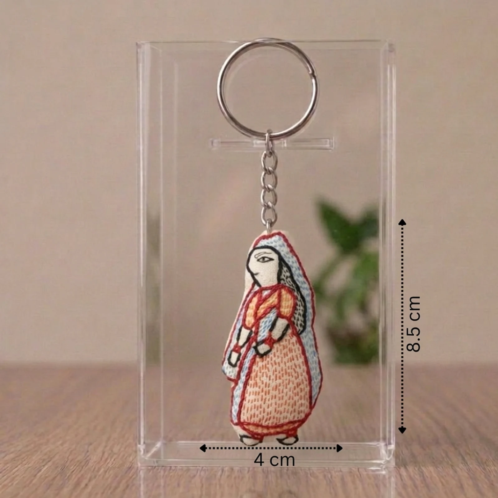  Sita Sundari - Sujani Embroidery Keychain 