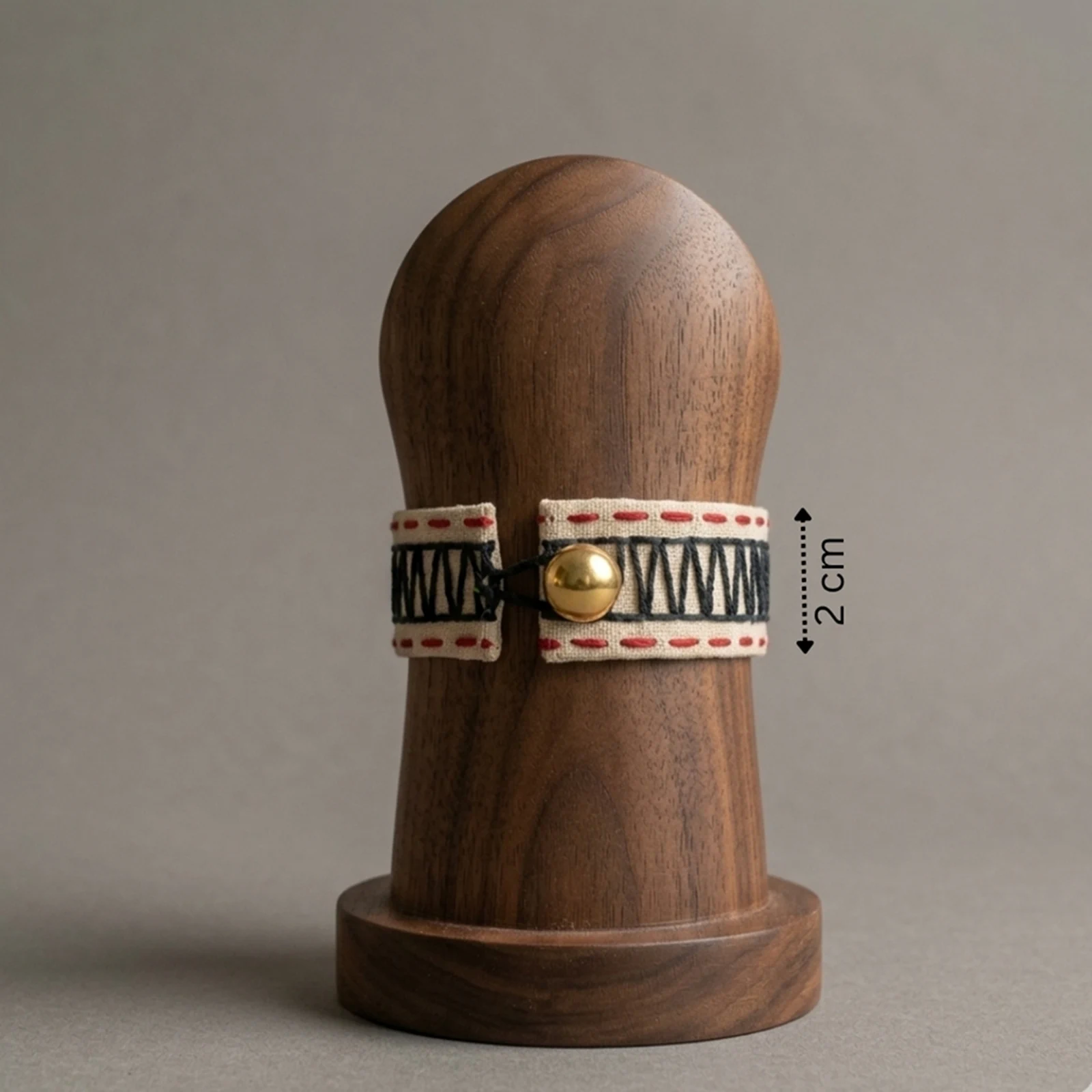 Toda Embroidery fabric hand cuff / arm cuff