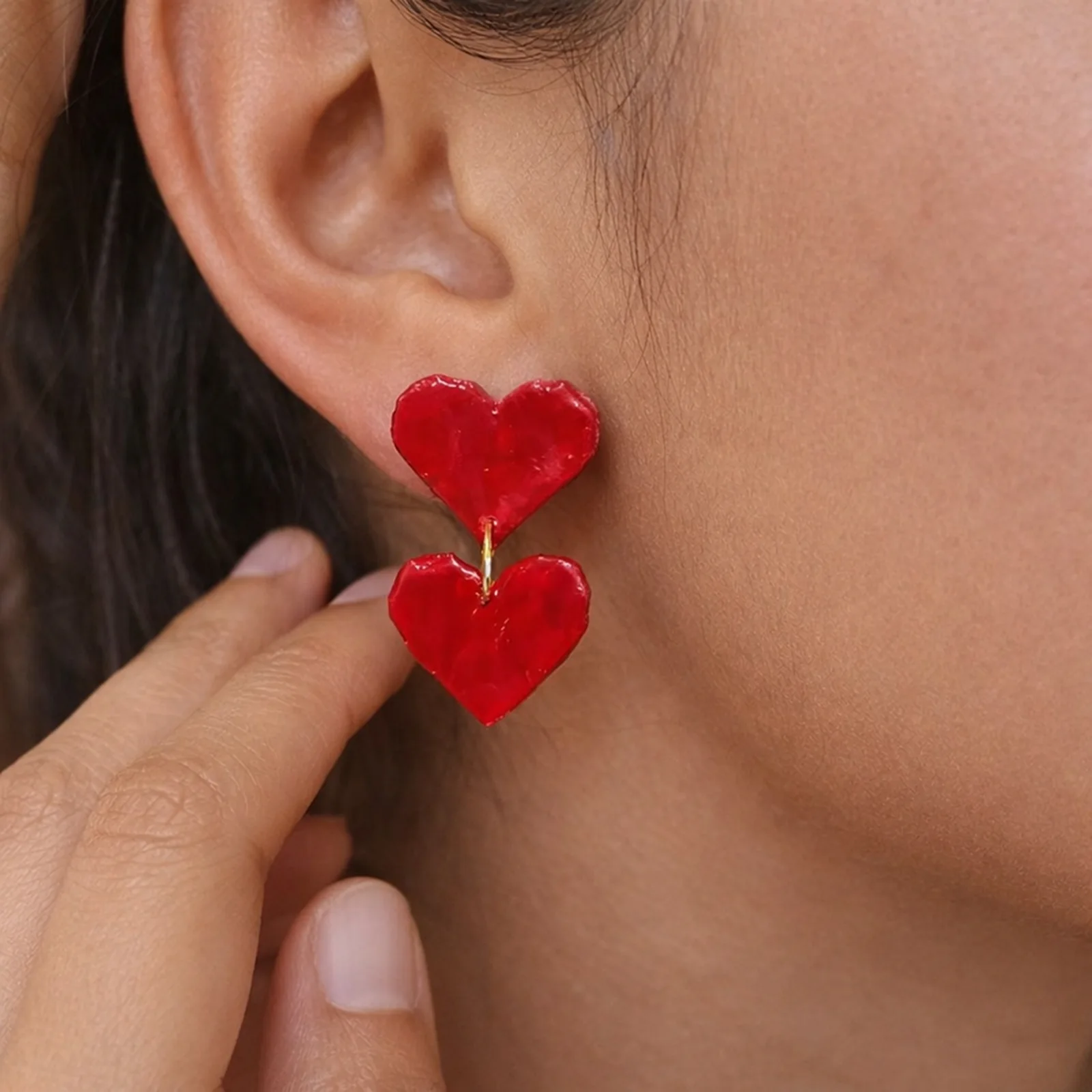 Do Dill -  Painted Clay Earrings 