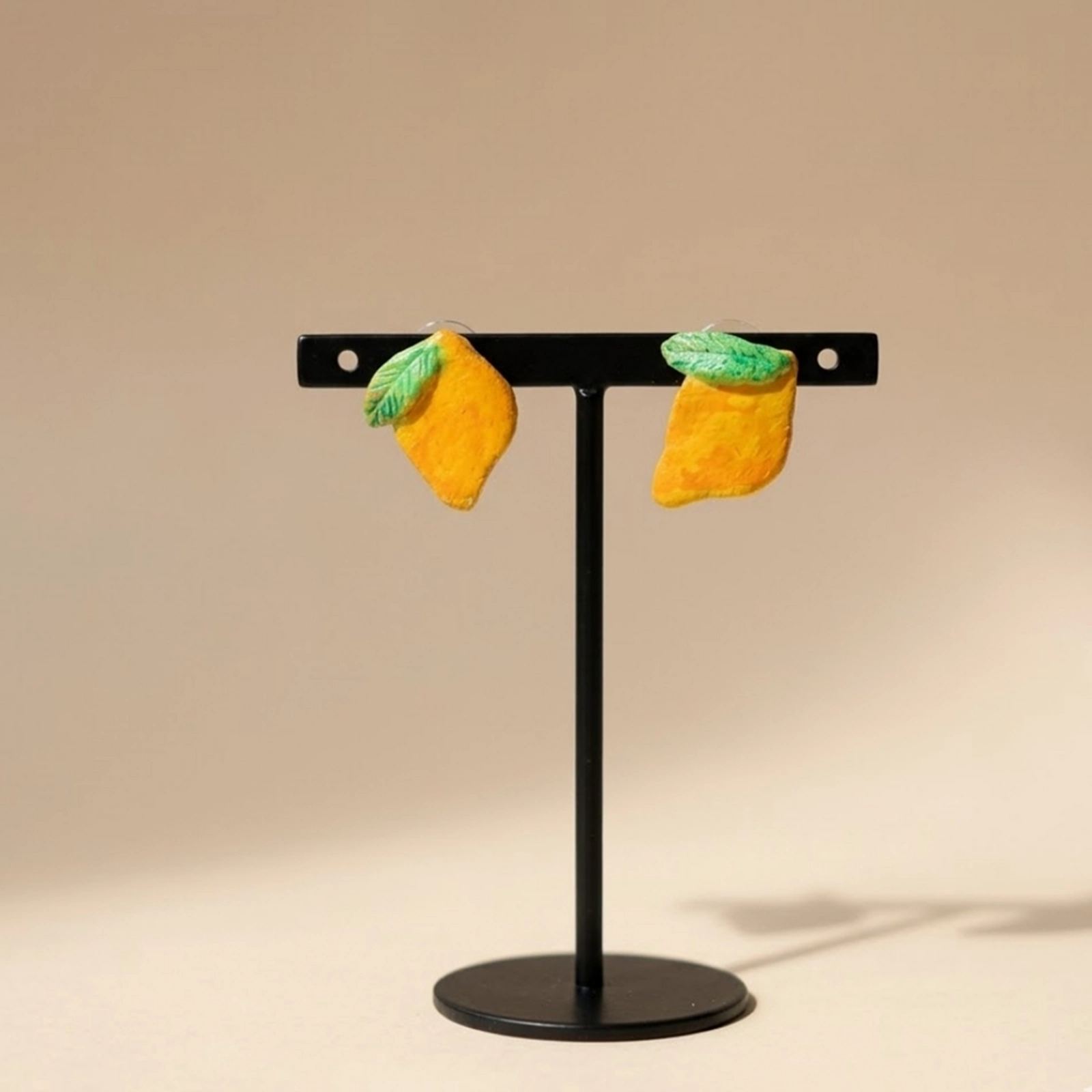  Peela Nimbu  -  Painted Clay Earrings